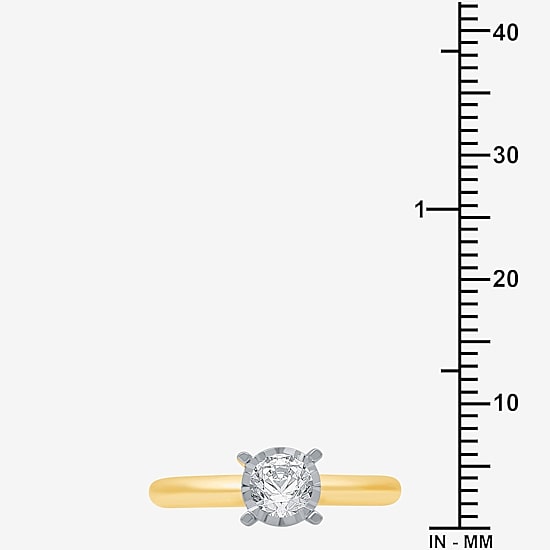 I Said Yes (H-I / I1) Womens 1 CT. T.W. Lab Grown White Diamond 14K Gold Over Silver Sterling Silver Round Bridal Set