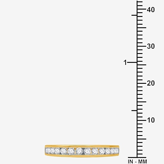 I Said Yes (H-I / I1) Womens 1 CT. T.W. Lab Grown White Diamond 14K Gold Over Silver Sterling Silver Round Bridal Set