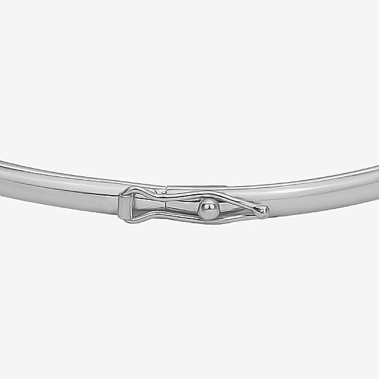 Girls 14K Gold Round Bangle Bracelet