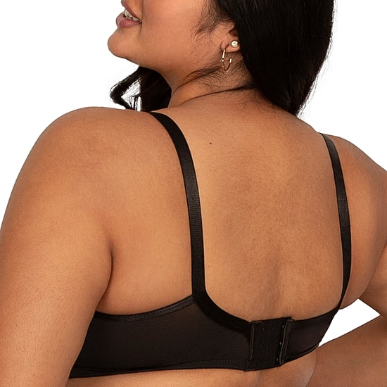 Curvy Couture Sheer Whisper Full Coverage Unlined Underwire Bra- 1368
