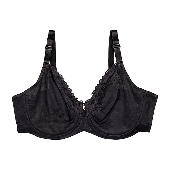 Curvy Couture Sheer Whisper Full Coverage Unlined Underwire Bra- 1368