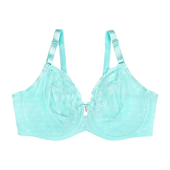 Curvy Couture Sheer Whisper Full Coverage Unlined Underwire Bra- 1368