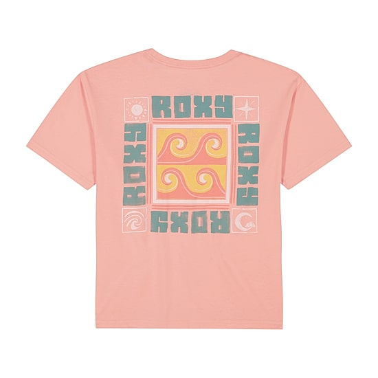 Roxy Big Kid Girls Crew Neck Short Sleeve Oversized Graphic T-Shirt