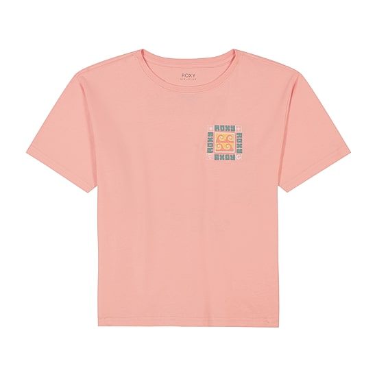 Roxy Big Kid Girls Crew Neck Short Sleeve Oversized Graphic T-Shirt