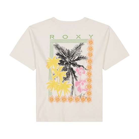 Roxy Big Kid Girls Crew Neck Short Sleeve Oversized Graphic T-Shirt