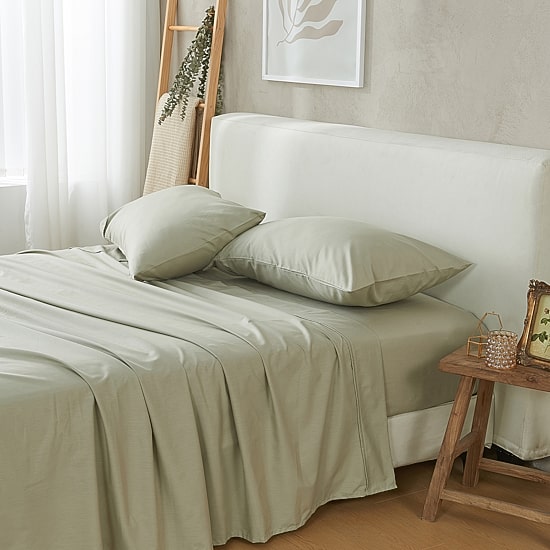 Patina Vie Maison Cotton Bamboo Blend Wrinkle Resistant Sheet Set