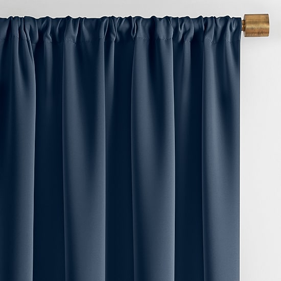 Threadmade Vanderbilt Rod Pocket Energy Saving Blackout Single Curtain Panel