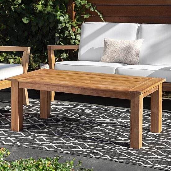 Carlbach Outdoor Teak 48" Coffee Table