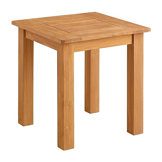 Carlbach Outdoor Teak 22" Side Table