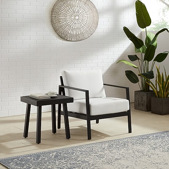 Linon Margot Upholstered Armchair