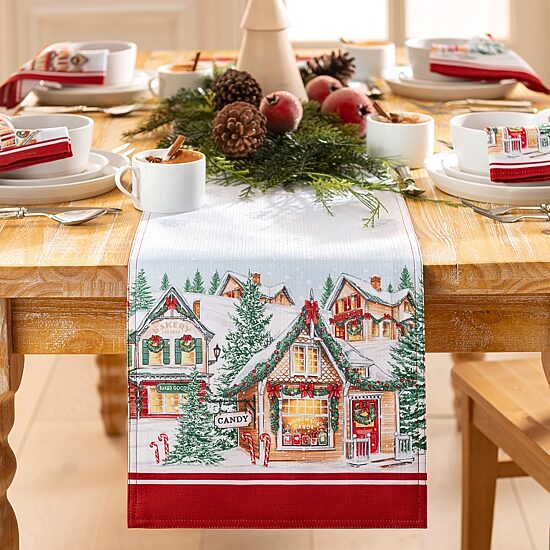 Threadmade Stybk Christmas Table Runner