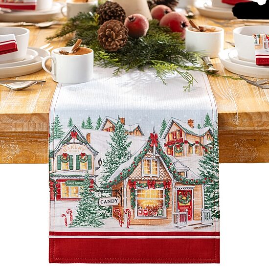 Threadmade Stybk Christmas Table Runner