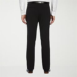 black dress pants jcpenney Men's Slim Fit - Men way stretch fabric construction