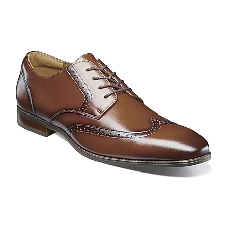 Florsheim Rucci Penny Mens Moc Closed Toe Loafers, Color: Cognac