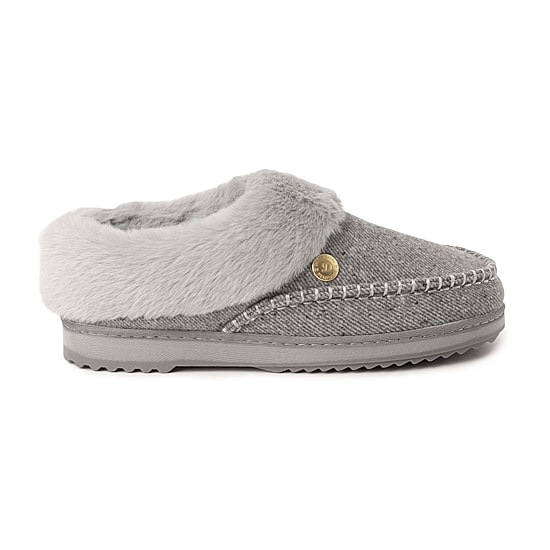Dearfoams Nyla Moc Toe Womens Memory Foam Clog Slippers