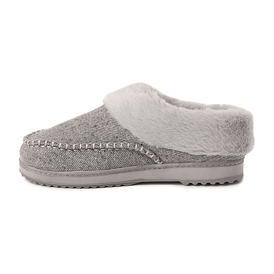 Dearfoams Nyla Moc Toe Womens Memory Foam Clog Slippers