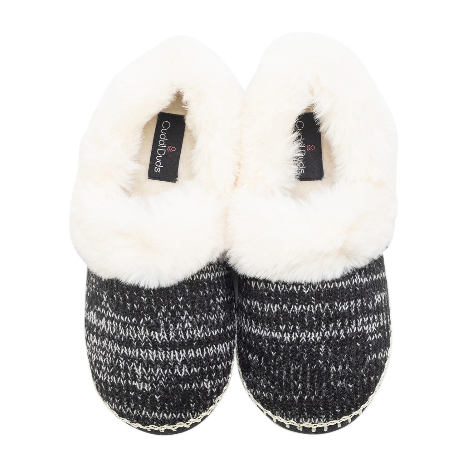 Cuddl Duds Twist Womens Memory Foam Bootie Slippers