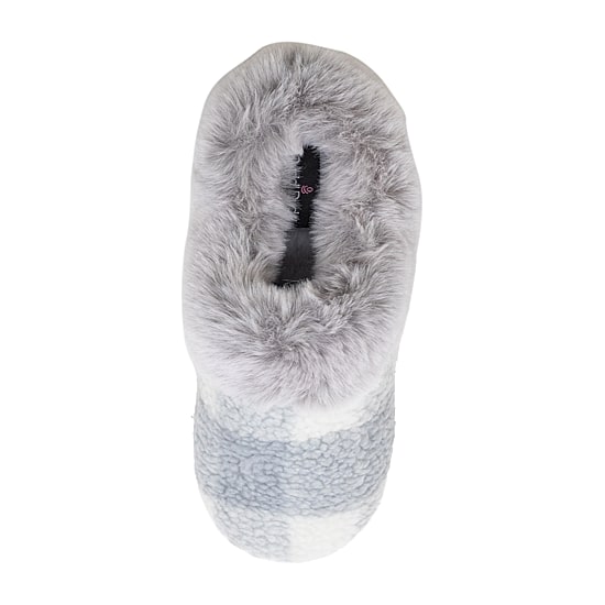 Cuddl Duds Buffalo Faux Womens Memory Foam Clog Slippers