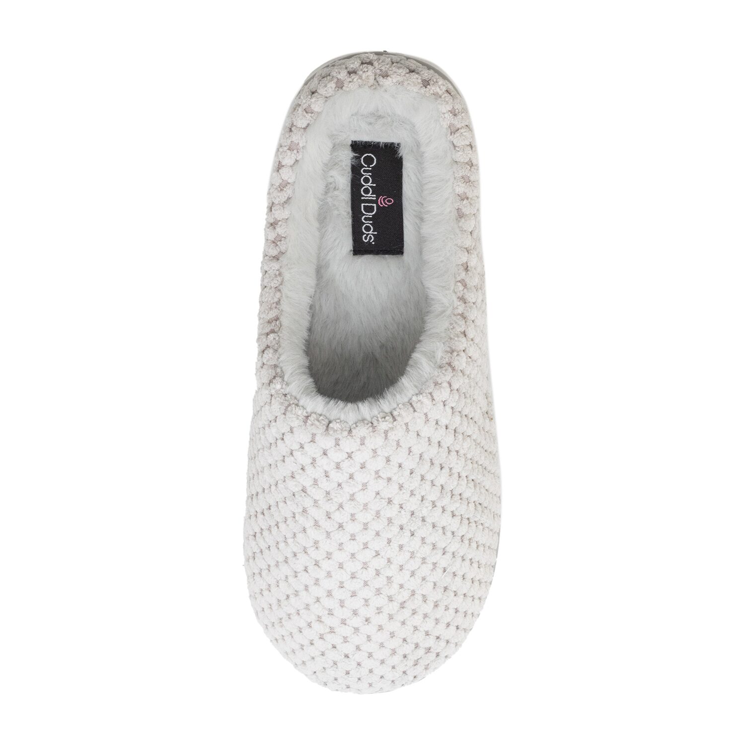 Cuddl Duds Popcorn Womens Memory Foam Clog Slippers