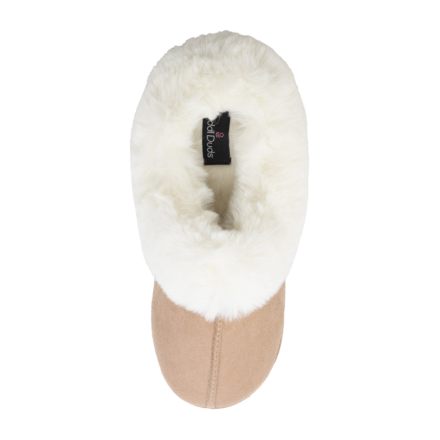 Cuddl Duds Faux Fur Womens Memory Foam Clog Slippers