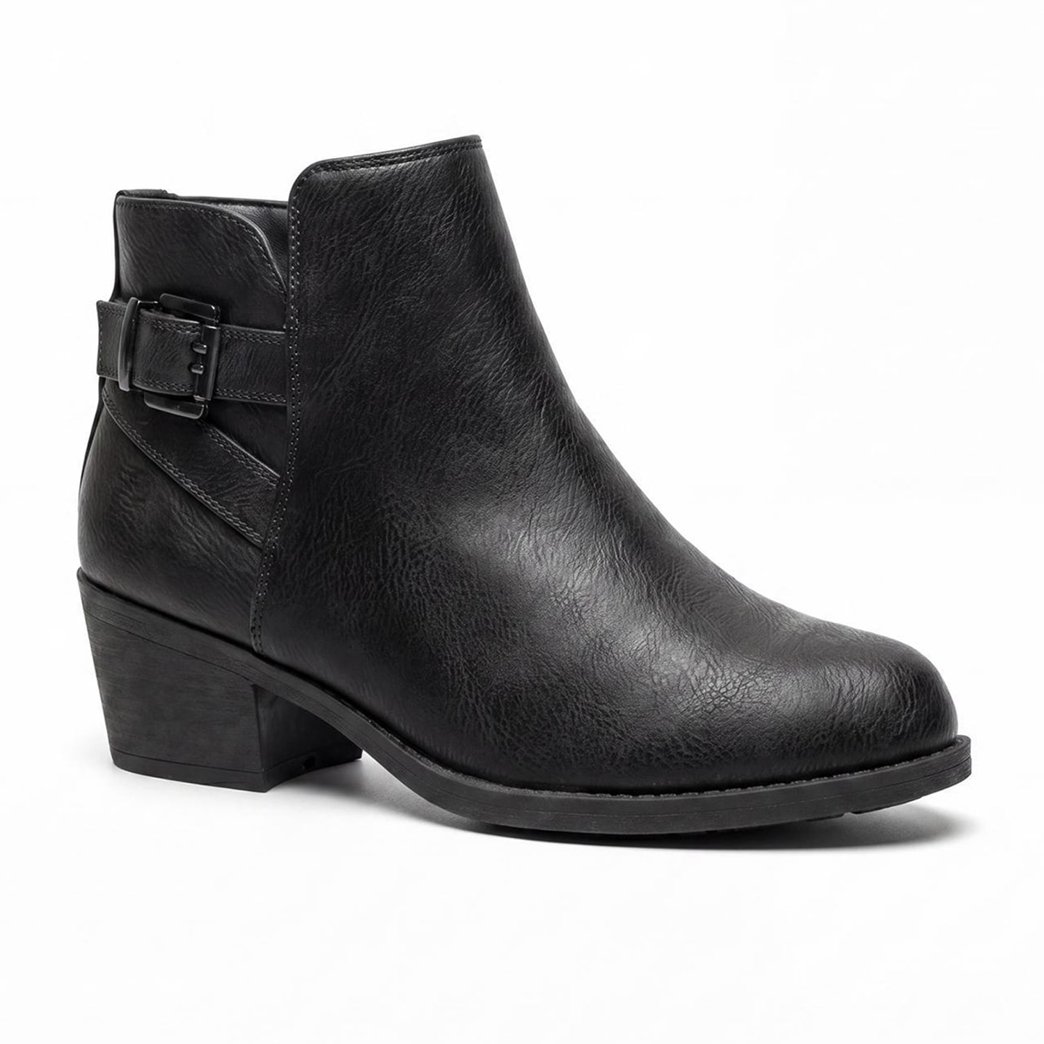 Pop Womens Teyana Block Heel Booties