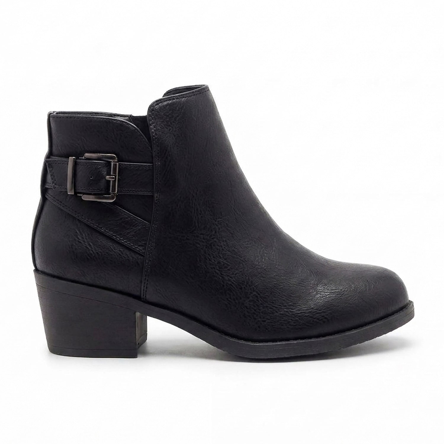 Pop Womens Teyana Block Heel Booties