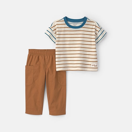 Carter's Baby Boys Jersey 2-pc. Pant Set