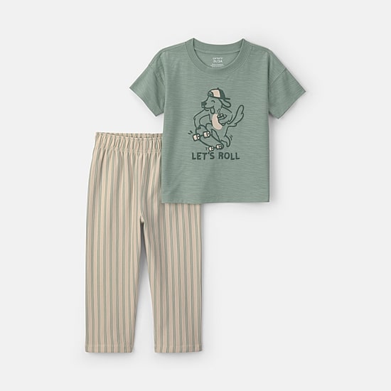 Carter's Toddler Boys Jersey 2-pc. Pant Set