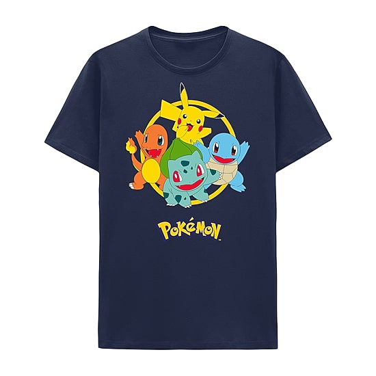 Little & Big Kid Boys Crew Neck Short Sleeve Regular Fit Pokemon Graphic T-Shirt