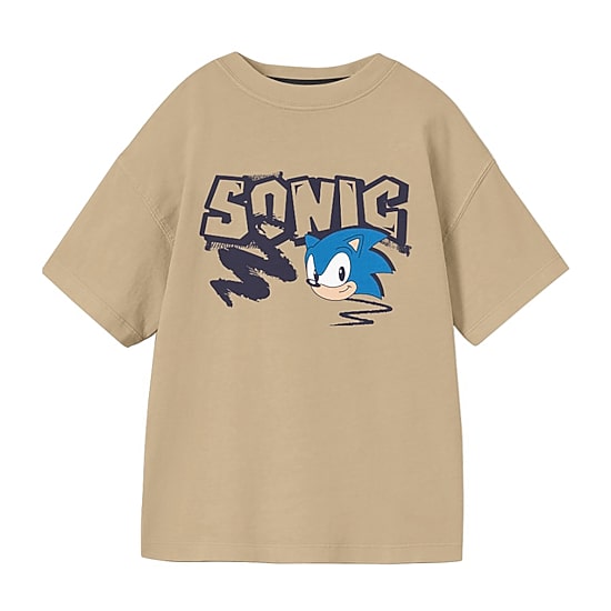 Little & Big Kid Boys Crew Neck Short Sleeve Oversized Sonic the Hedgehog Graphic T-Shirt