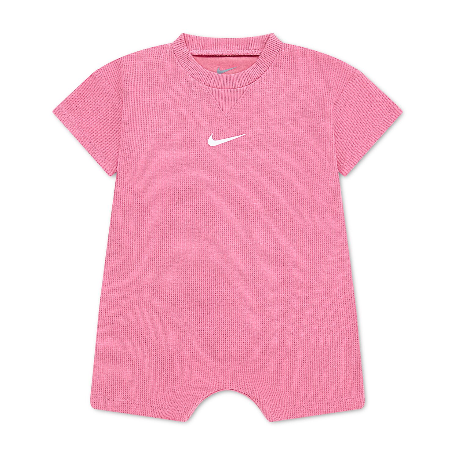 Nike Baby Girls Short Sleeve Striped Romper