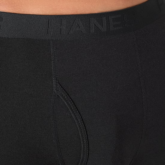 Hanes Mens 4 Pack Boxer Briefs Bonus Pack Ubbbz4