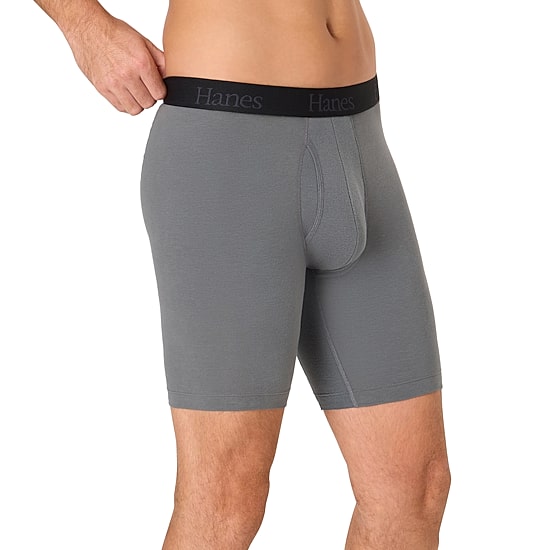 Hanes Mens 4 Pack Support Pouch Boxer Briefs Bonus Pack Ufsll4