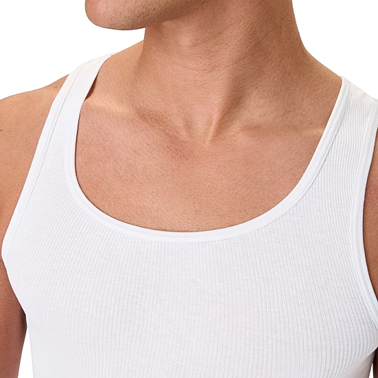 Hanes Mens U Neck Sleeveless 7 Pack Tank Bonus Pack
