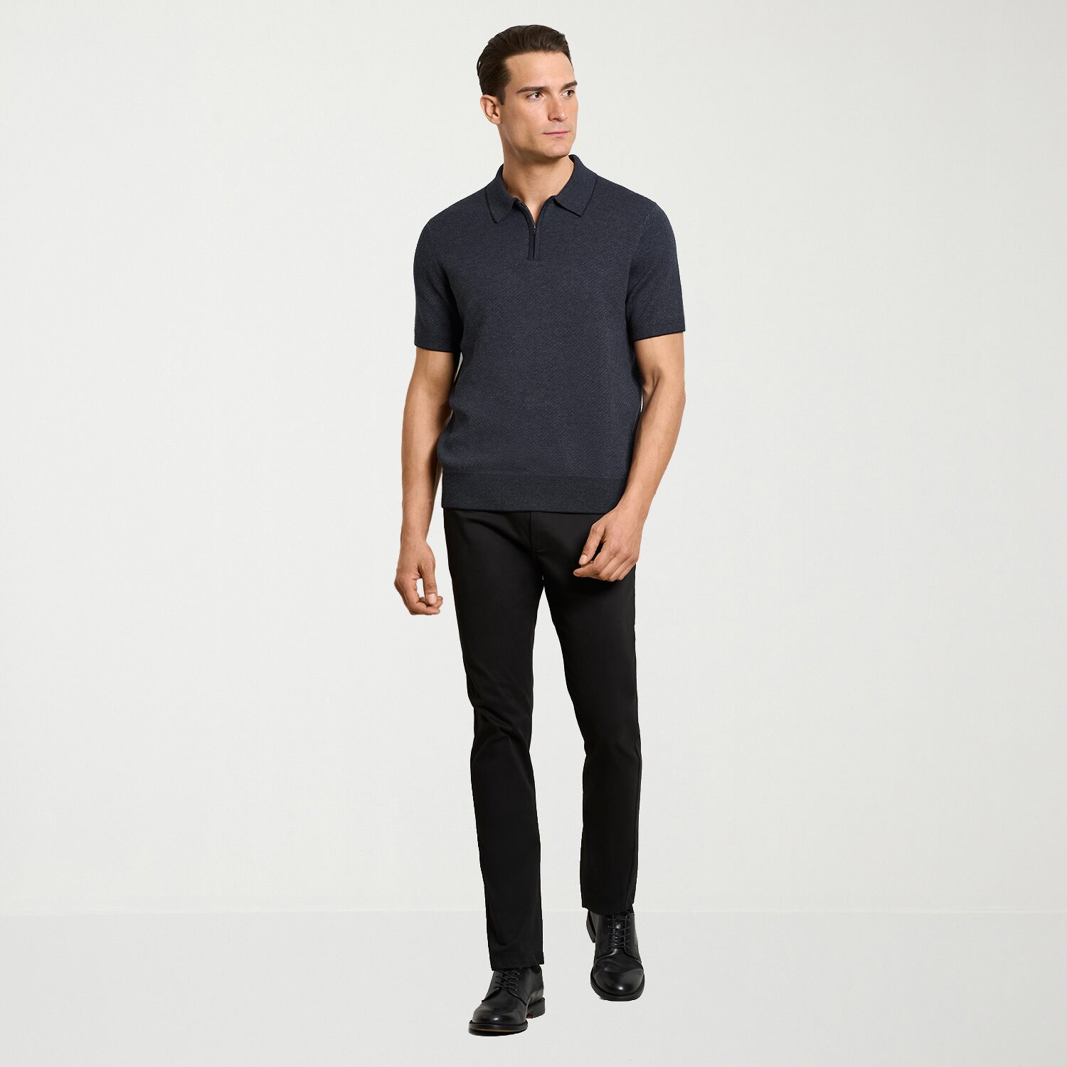 Van Heusen Temp Control Mens Short Sleeve Polo Sweater