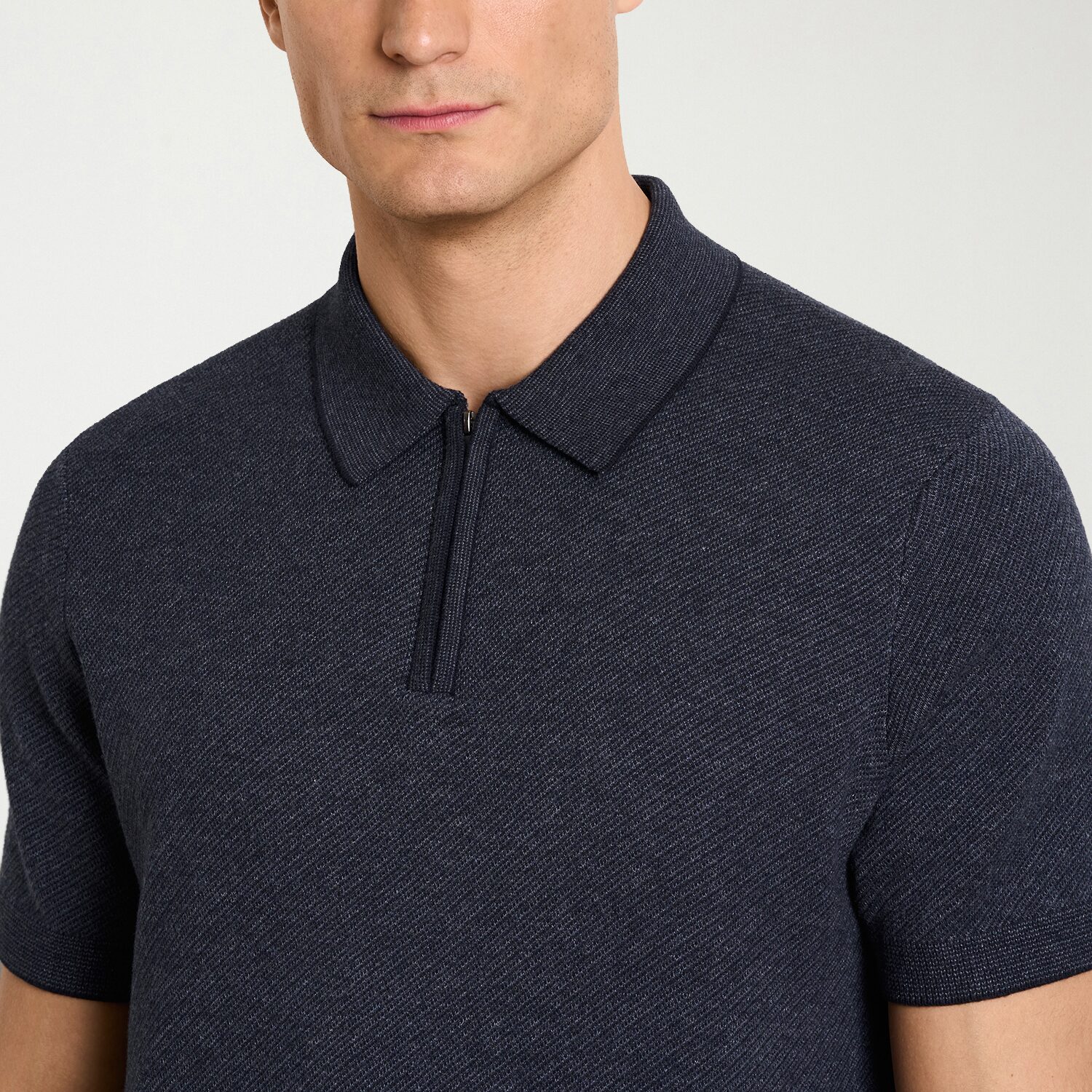 Van Heusen Temp Control Mens Short Sleeve Polo Sweater