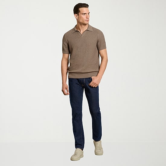 Van Heusen Temp Control Mens Short Sleeve Polo Sweater