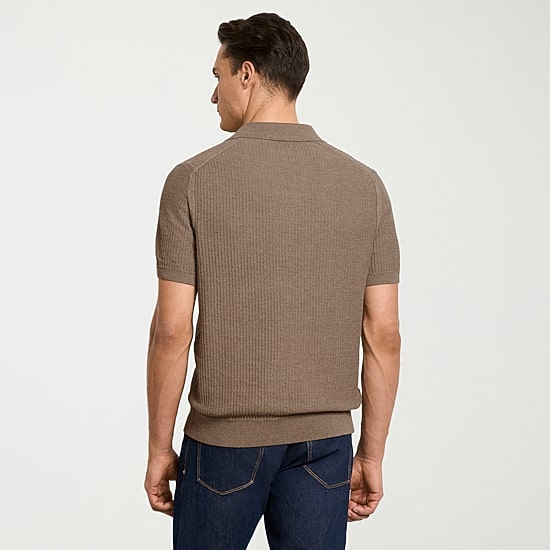 Van Heusen Temp Control Mens Short Sleeve Polo Sweater