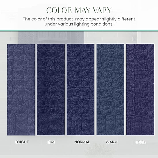 Home Weavers Inc Willow Collection 100% Cotton Zero Twist 6-pc. Hand Towel