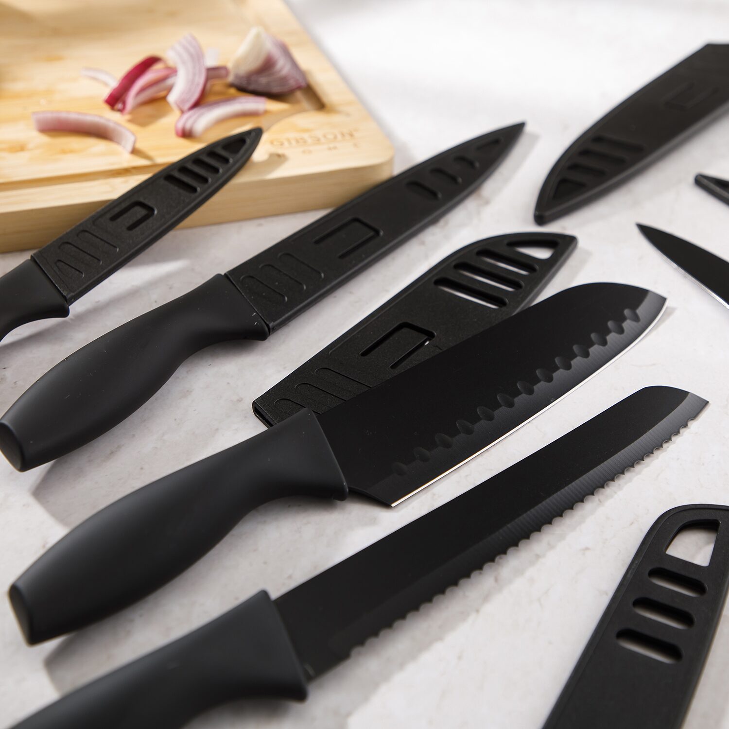 Gibson Home 12-pc. Knife Block Set