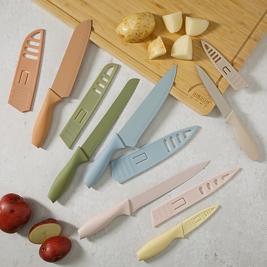 Gibson Home 12-pc. Knife Block Set