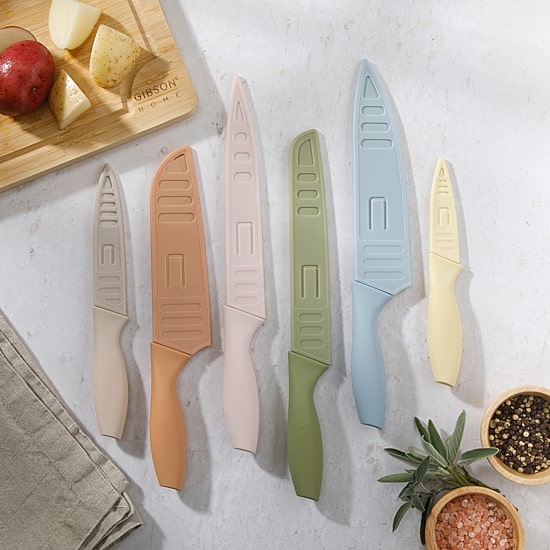 Gibson Home 12-pc. Knife Block Set
