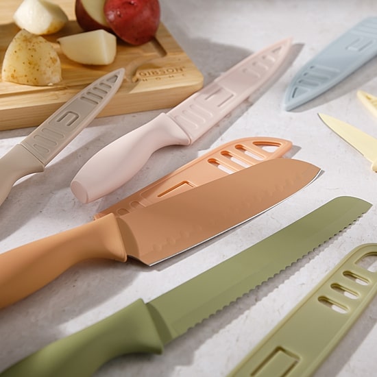 Gibson Home 12-pc. Knife Block Set