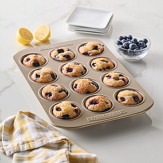 Farberware Bakeware 12-Cup Non-Stick Muffin Pan