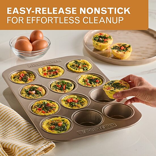 Farberware Bakeware 12-Cup Non-Stick Muffin Pan