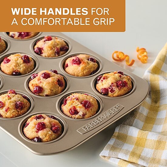 Farberware Bakeware 12-Cup Non-Stick Muffin Pan