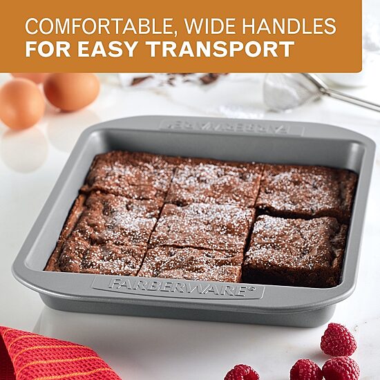 Farberware Bakeware 9" Cake Pan with Lid