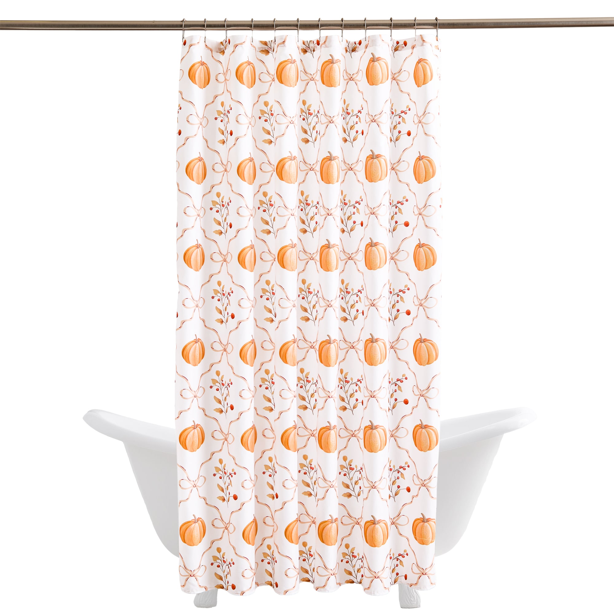 Avanti Pumpkin Shower Curtain