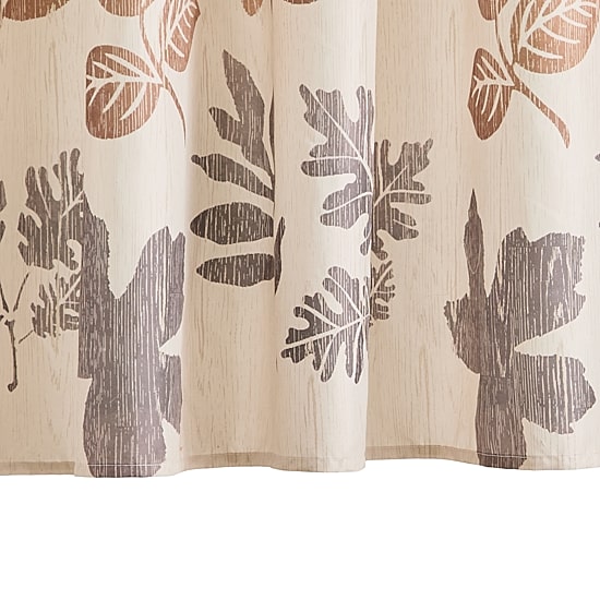 Avanti Ombre Leaf Shower Curtain