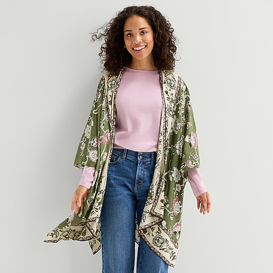 St. John's Bay Floral Wrap